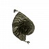 Wave design stripes hijab with two bold fringe's - Dark green Wave design stripes hijab with two bold fringe's - Dark green